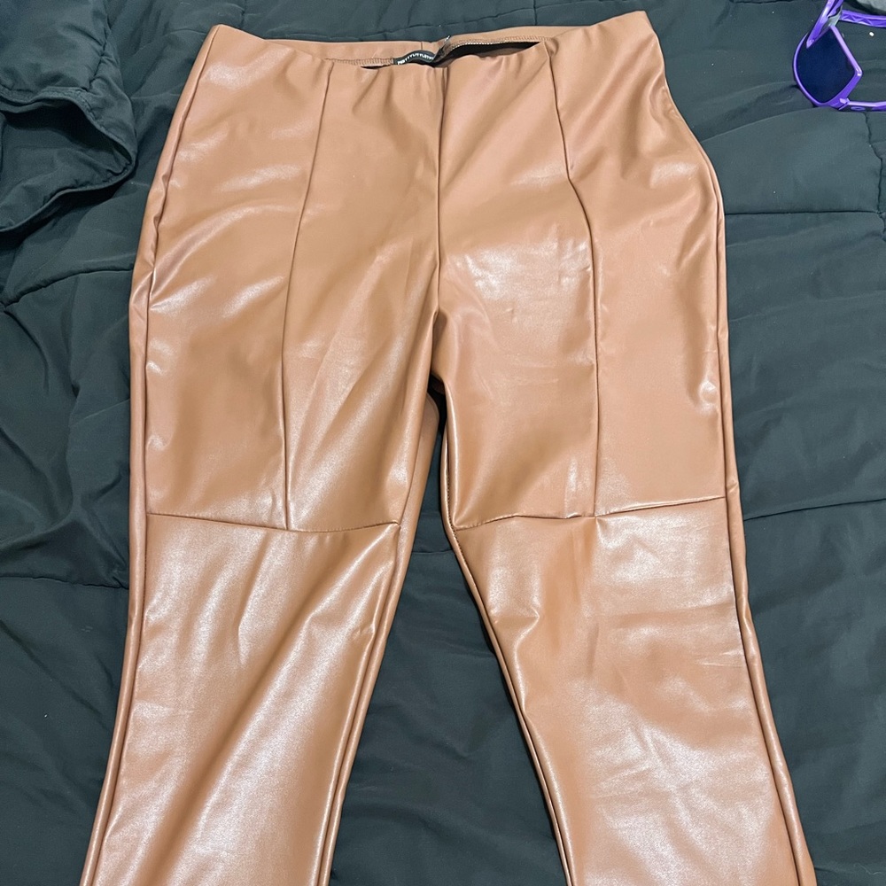 Pretty Little Things Camel Faux Leather